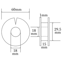 画像をギャラリービューアに読み込む, 紙 スプール ボビン(手芸その他用)