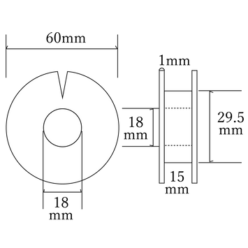 紙 スプール ボビン(手芸その他用)