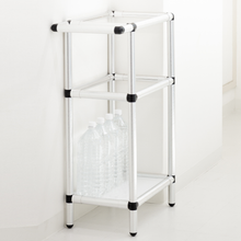 画像をギャラリービューアに読み込む, ラブ紙管ラック(3段天板付き、手すりあり)