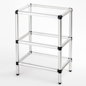 ラブ紙管ラック(3段天板付き)